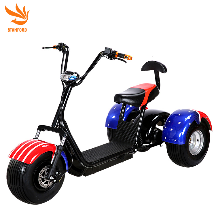 2020 three wheel Scooter Citycoco Adult 1000W Electric Scooters 